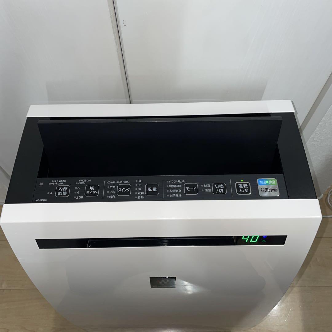除加湿 空気清浄機 SHARP KC-GD70 高濃度プラズマクラスター
