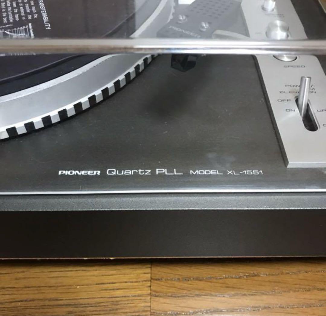 Pioneer（パイオニア）レコードプレーヤー　XL-1551 Pioneer（パイオニア）レコードプレーヤー XL-1551 - メルカリ