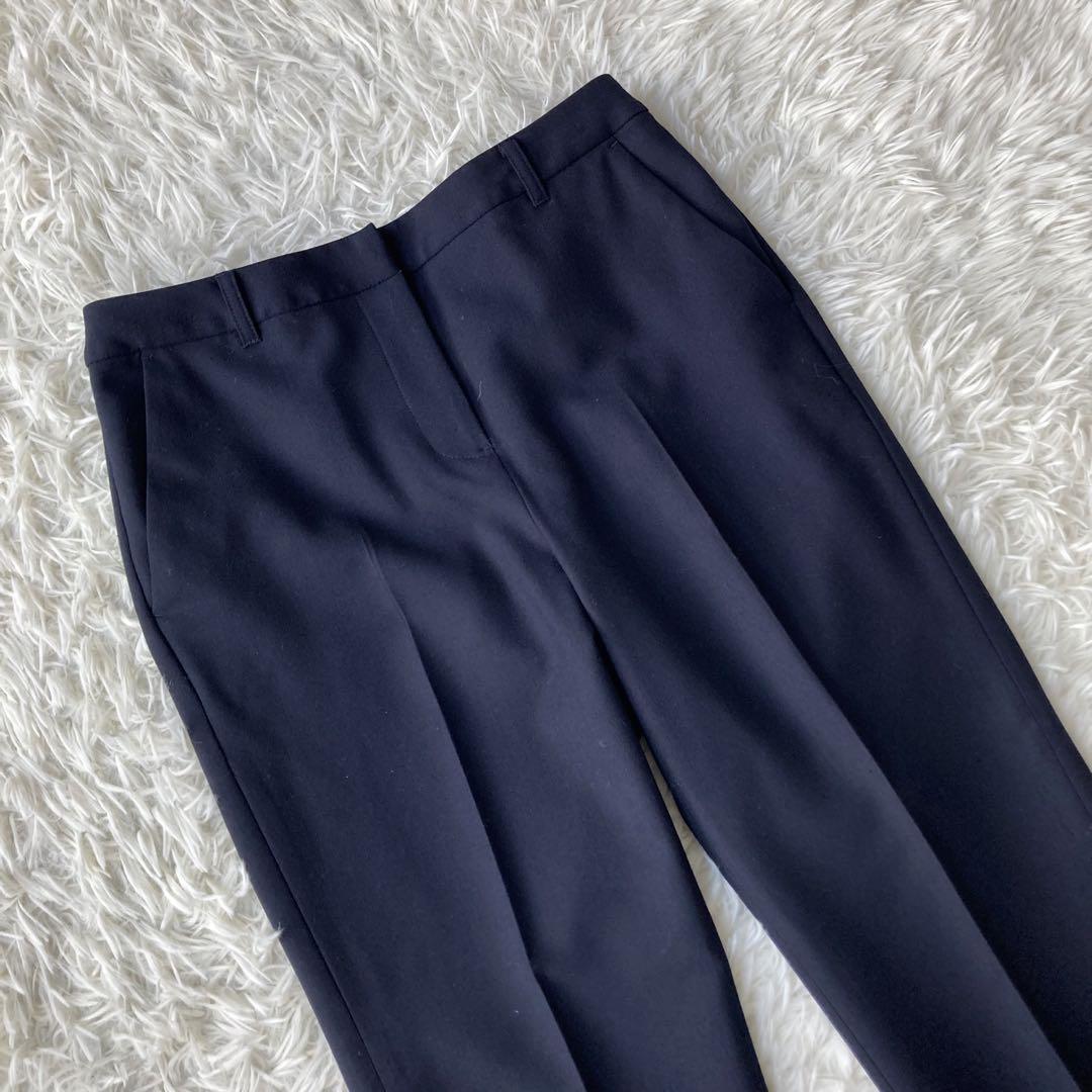 NATURAL BEAUTY BASIC ノーカラージャケット パンツスーツ M