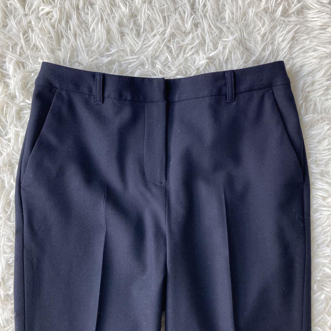 NATURAL BEAUTY BASIC ノーカラージャケット パンツスーツ M