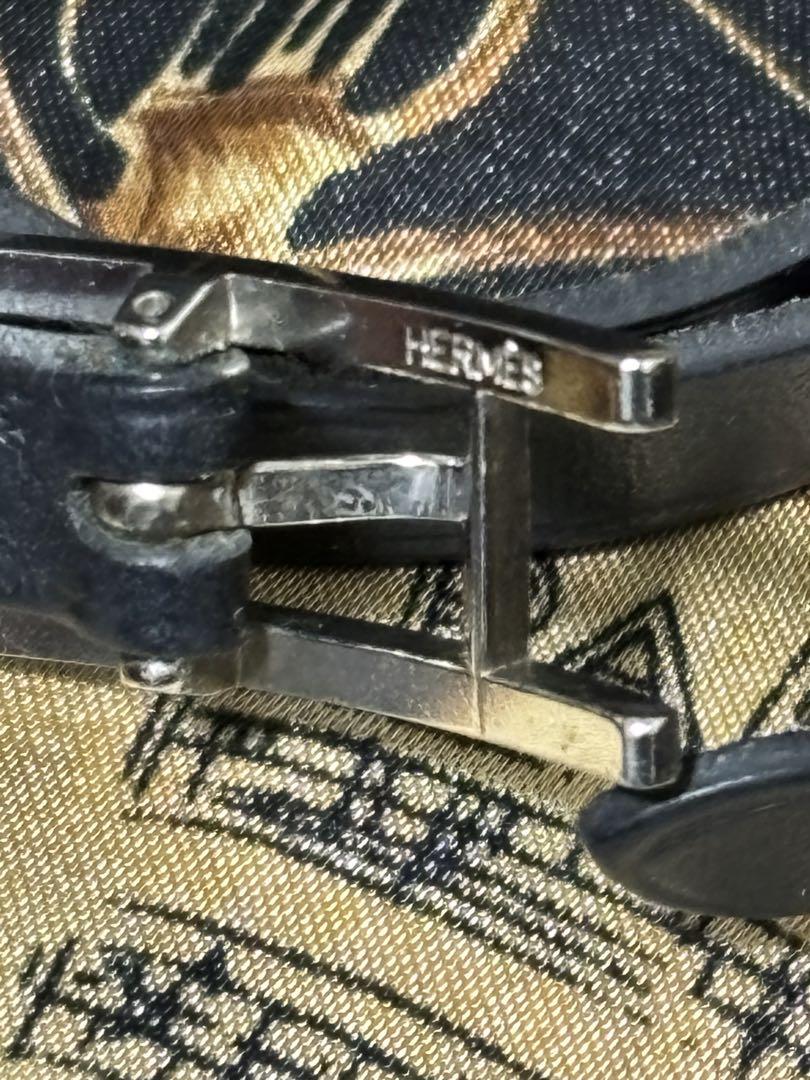 HERMES エルメス レザー 3連 ブレスレット