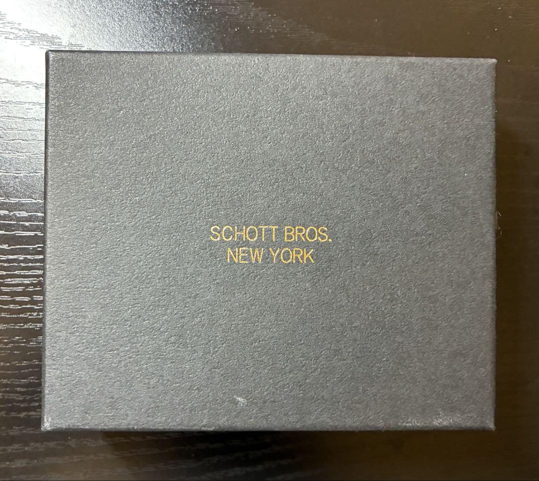 Schott 牛革 三つ折り イージーウォレット