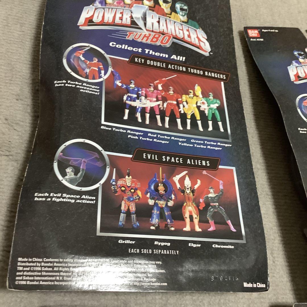 パワーレンジャー ターボ フィギュア　6体セット　激走戦隊カーレンジャー パワーレンジャー ターボ フィギュア 6体セット 激走戦隊カー