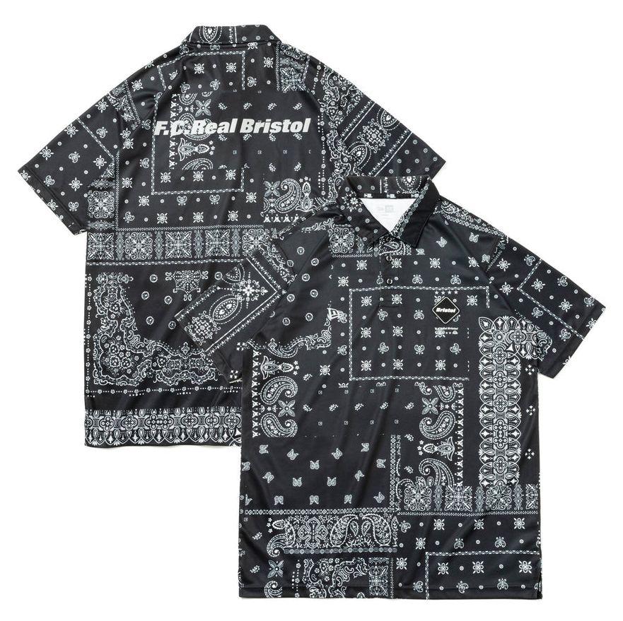 即発送 極少 FCRB NEW ERA BANDANA POLO SHIRT