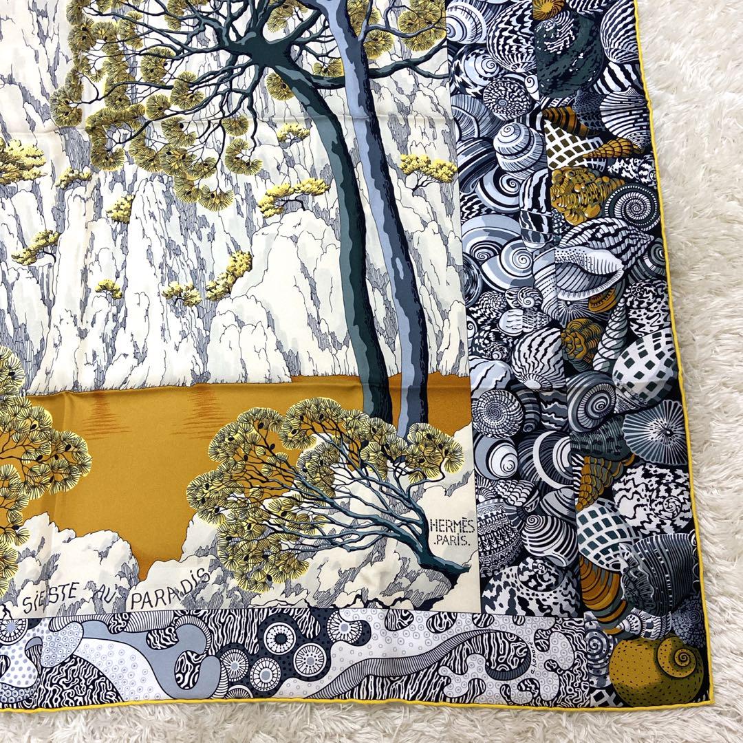 未使用✨HERMES エルメス SIESTE AU PARADIS カレ90