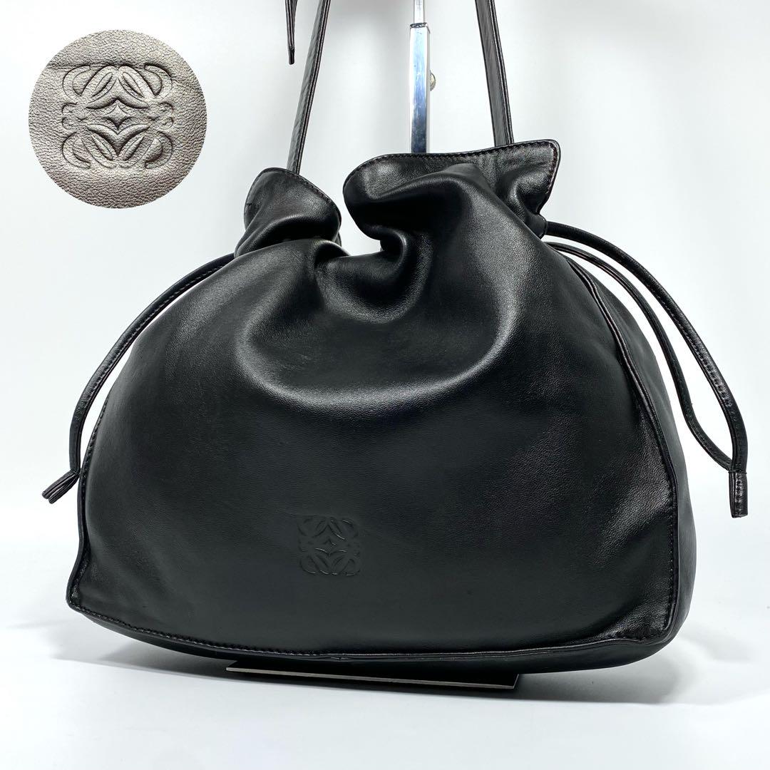 ✨美品✨ロエベ ショルダーバッグ フラメンコ 巾着 アナグラム ✨美品✨ロエベ ショルダーバッグ フラメンコ 巾着 アナグラム