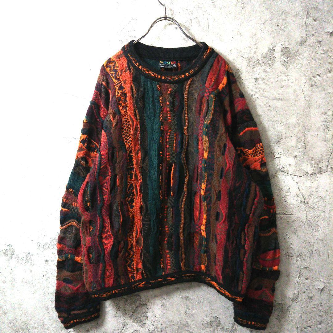 入手困難》 COOGI クージー 美配色 3D 立体編み オーストラリア製