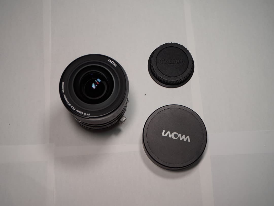 LAOWA 15mm f4.5 zero-d shift EFマウント