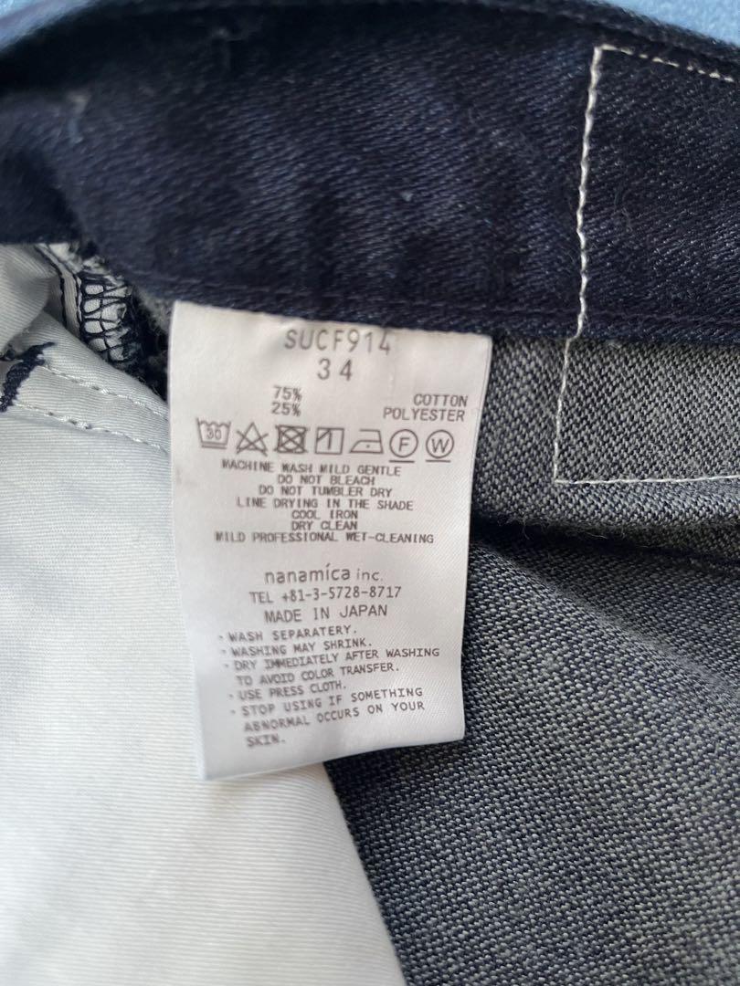 nanamica 5pockets pants 34インチ　デニムパンツ