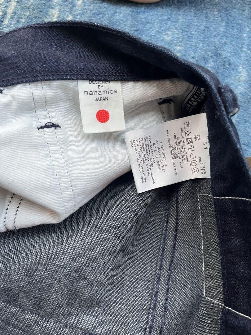 nanamica 5pockets pants 34インチ　デニムパンツ
