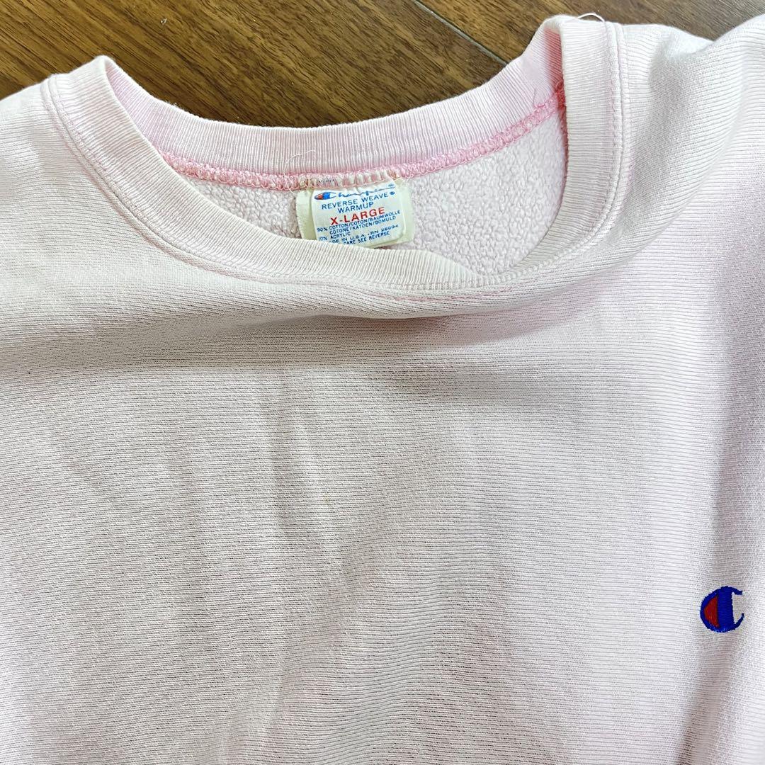 80's Champion reverse weaveピンク リバースウィーブ