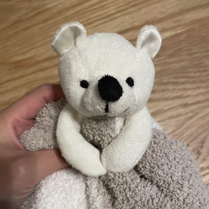 ベアフットドリームズ くま ぬいぐるみ付きブランケット - ベビー用