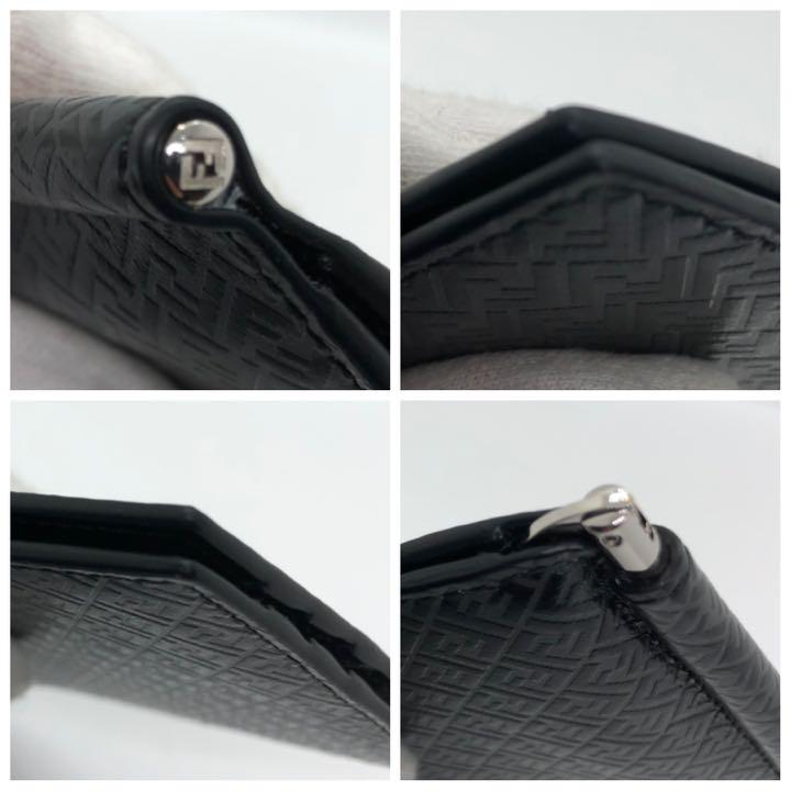 超特価得価 極美品 FENDI マイクロズッカ レザーマネークリップ フェンディ 9Jhg4-m95963452701 格安人気