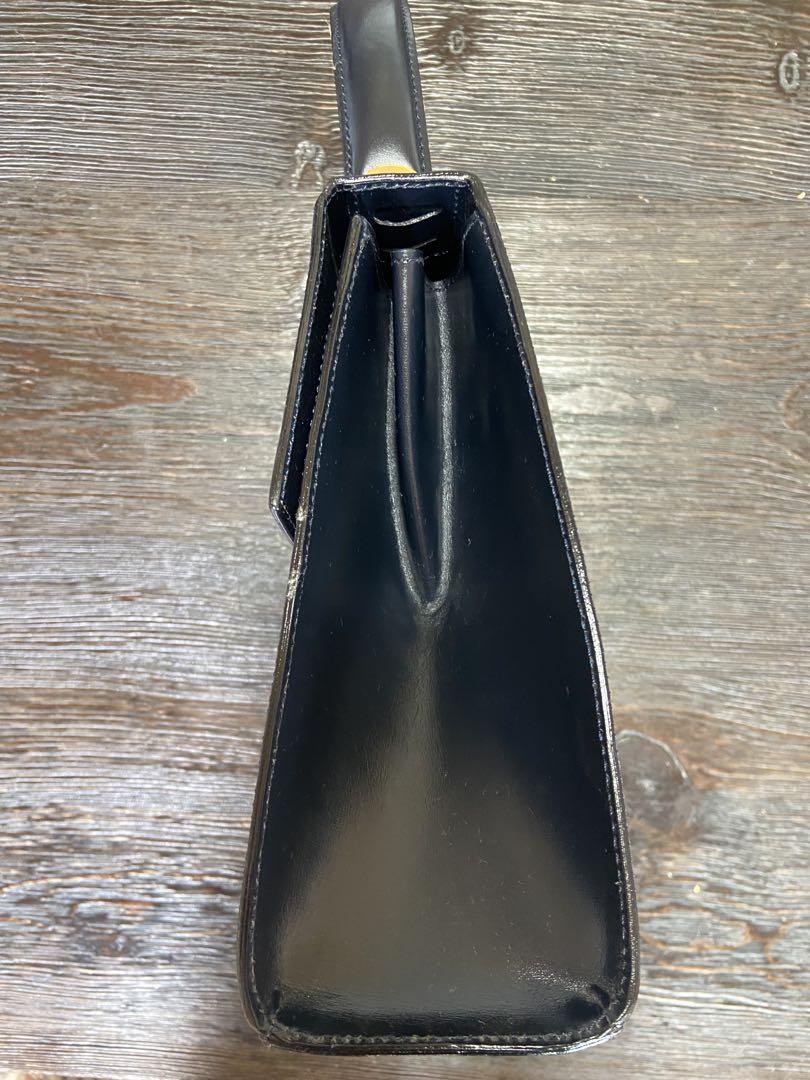 CELINE ブラック ハンドバッグ ゴールド金具