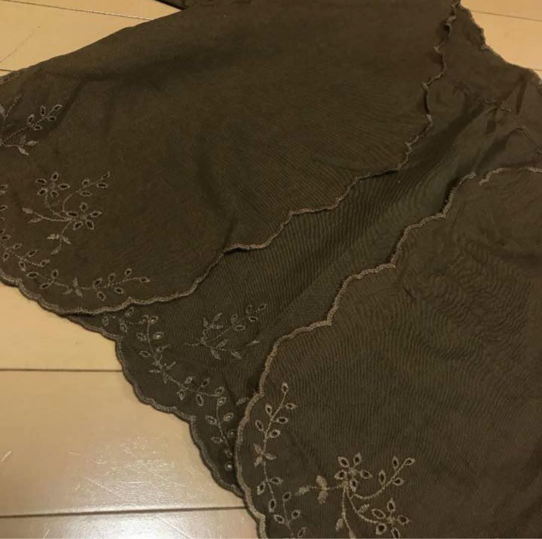 コリアグランドセール Te'chichi テチチ スカラップ 麻 ボレロカーディガン 五分袖 トップス