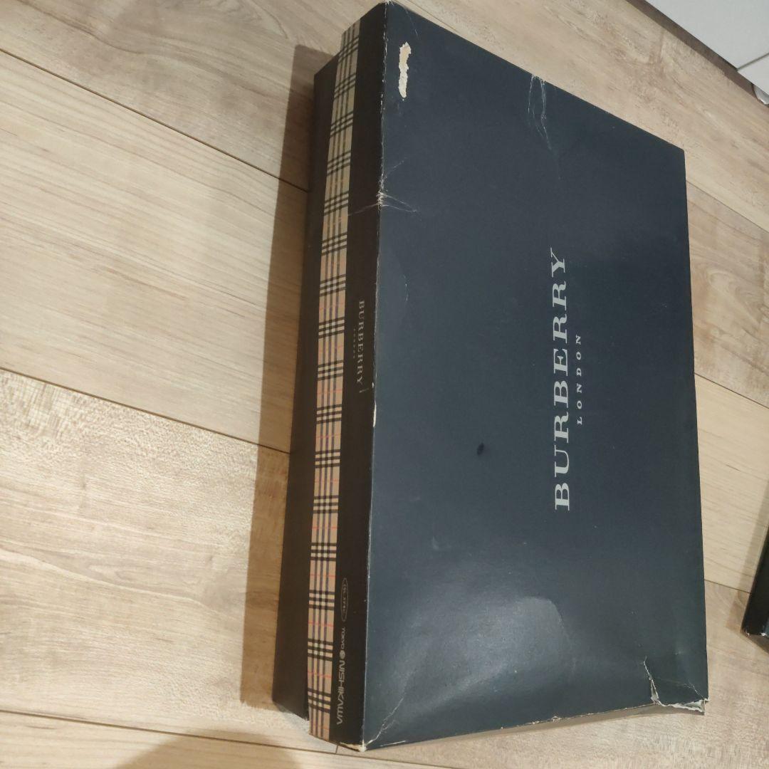BURBERRY ウール チェック柄 マフラー 65x120cm