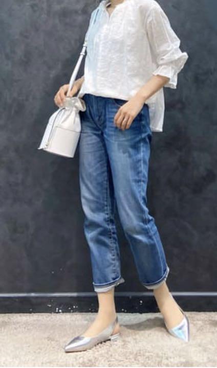 パンツ㊯ 今季タグ付き ボーイフィット パンツ P6a4U-m95965972717 マガジン掲載 23区DENIM ↟のみですが