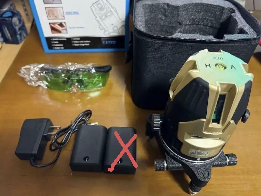 5線　レーザー墨出し器 高品質3Dグリーンレーザー