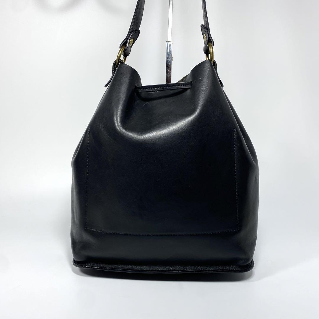 大人女性の ✨希少美品✨イルビゾンテ 本革 巾着 バッグ ショルダー バッグ