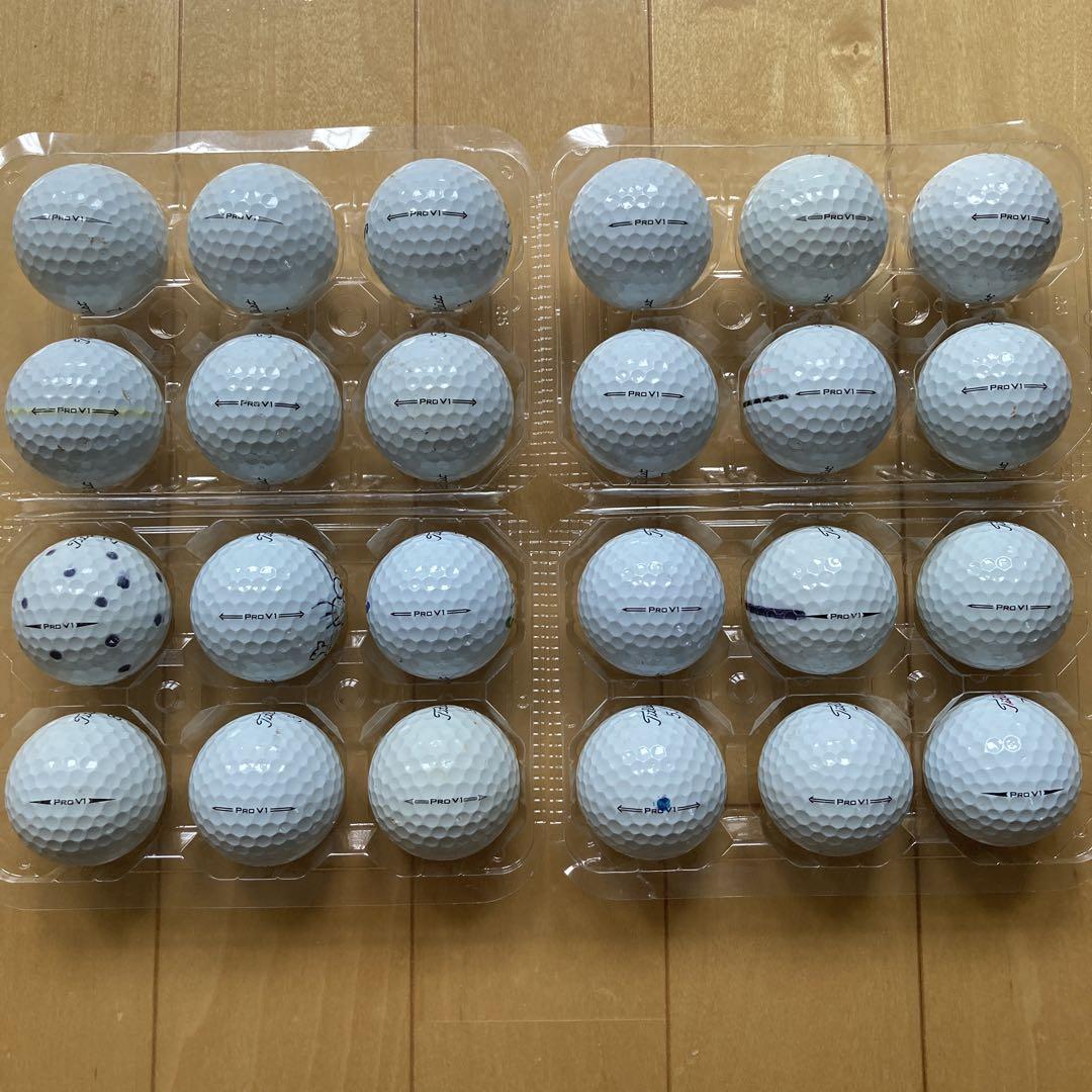 タイトリスト PROV1 ロストボール 24球 - メルカリ