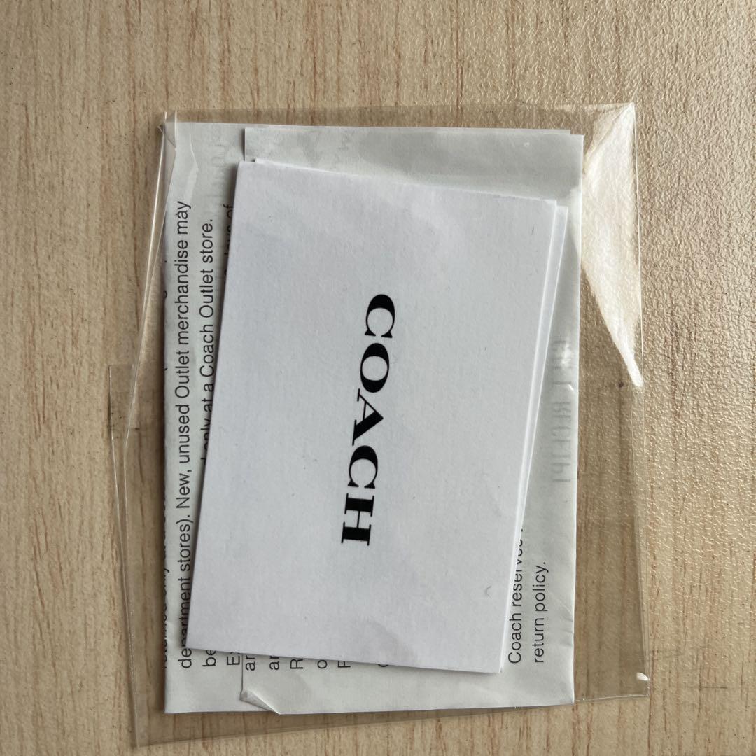COACH ブラック 二つ折り財布　カードケース
