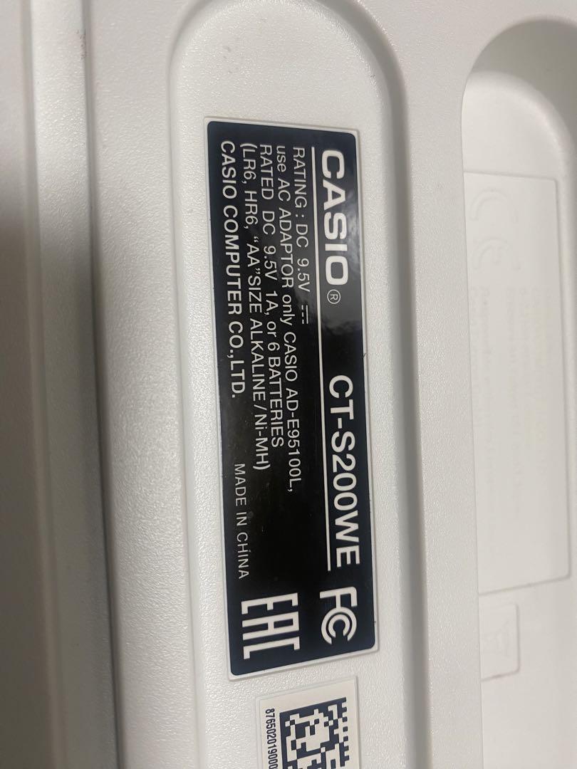CASIO  Casiotone CT-S200 電子ピアノ　キーボード