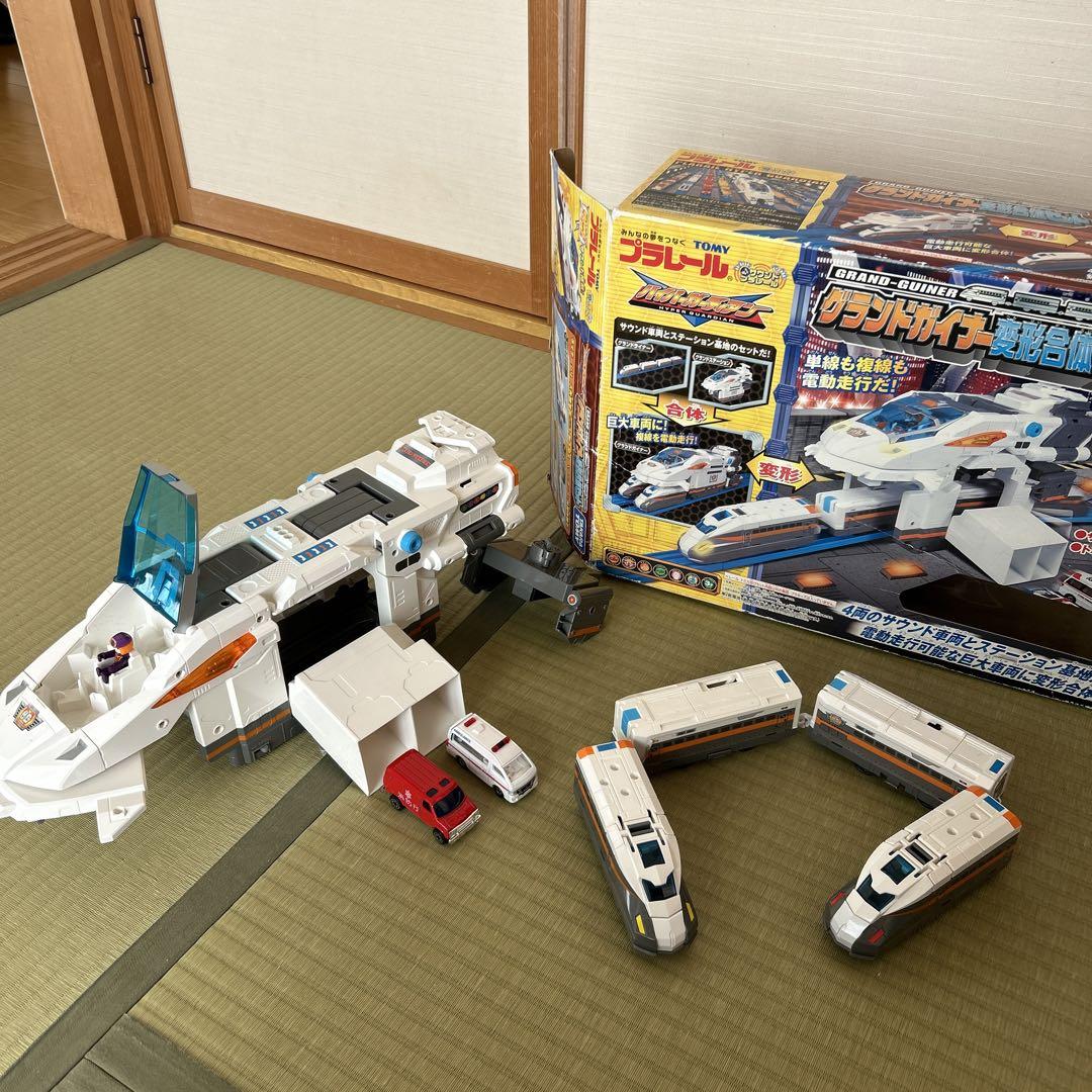 ［ジャンク品］グランドガイナー変形合体セット　希少プラレール　トミカ