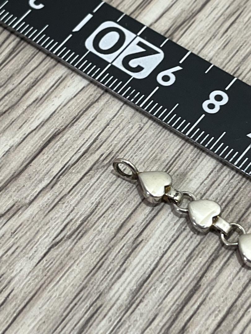 ティファニーパフハートブレスレット レディース シルバー925
