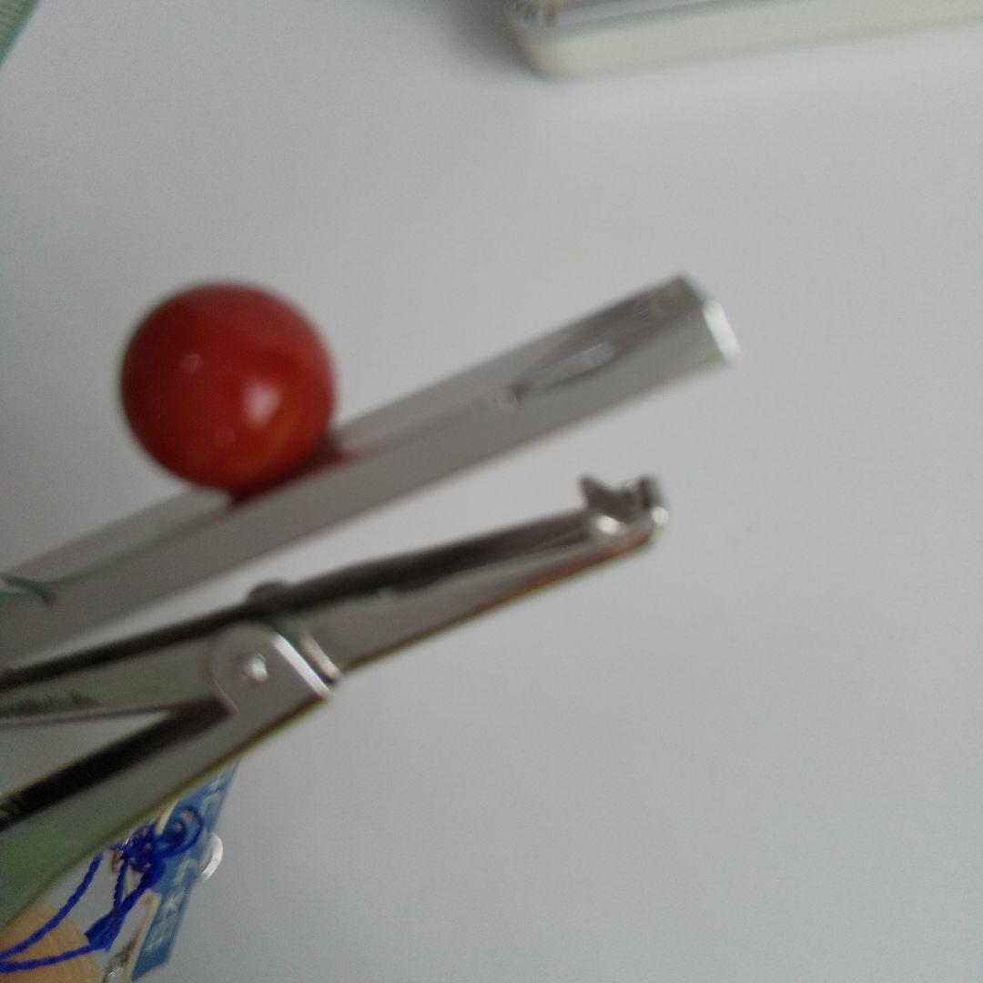 珊瑚のネクタイピン