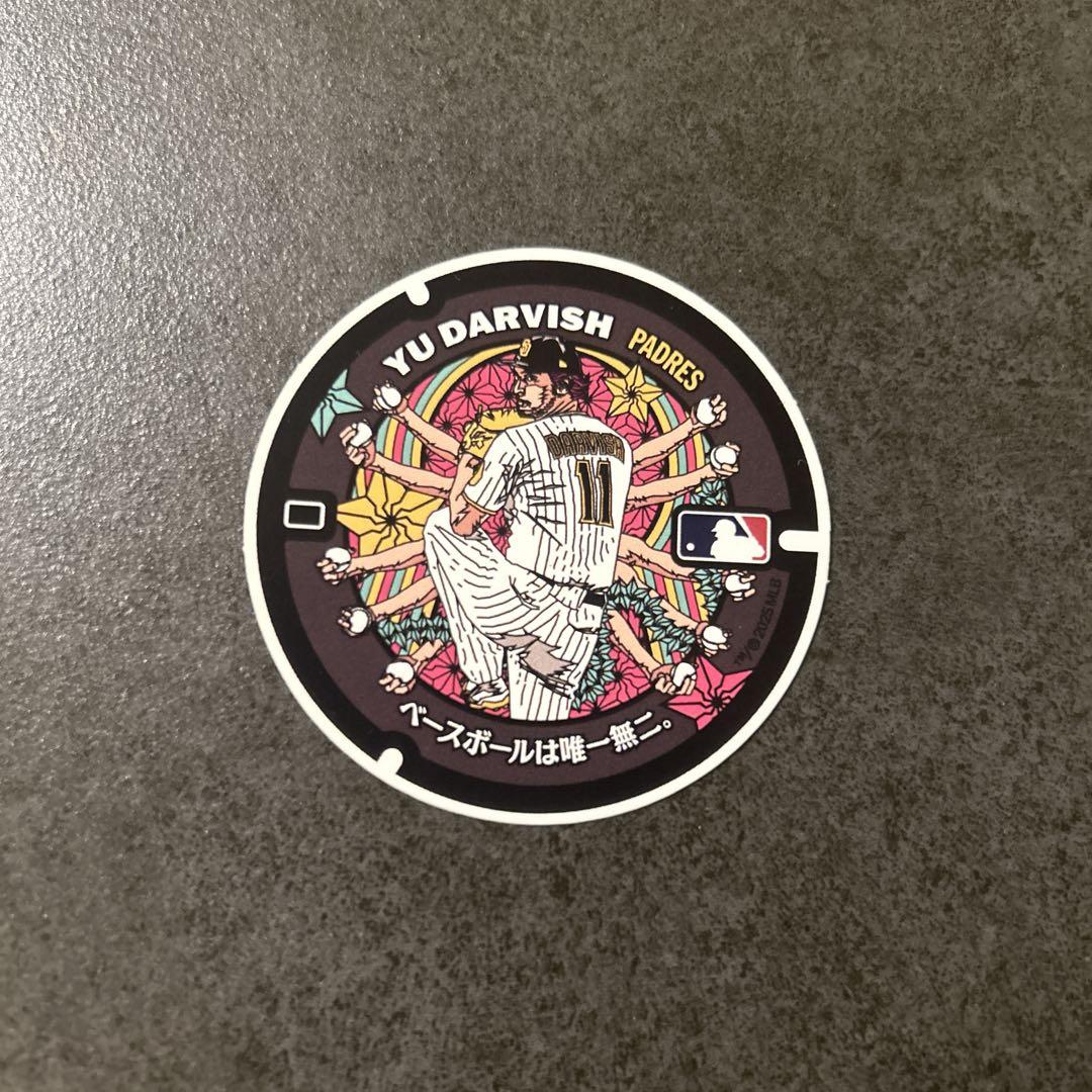 MLB マンホールシール　非売品　千賀　菊池　吉田　松井選手　４枚セット 千賀滉大 メッツ マンホール限定ステッカー MLB - メルカリ