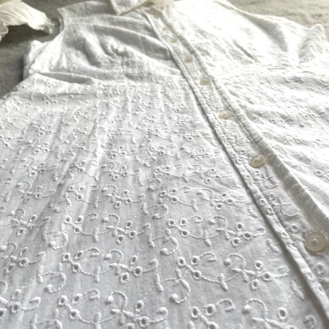 Lauren Ralph lauren 総刺繍 コットン シャツ ワンピース 送料無料 www