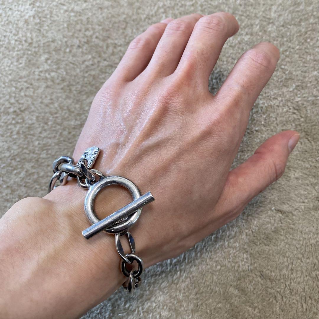Paul Smith \"Mixed Chain\" マンテル チェーンブレスレット