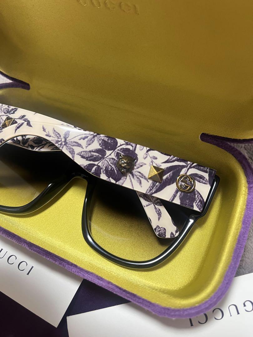 GUCCI 花柄サングラス ケース付き
