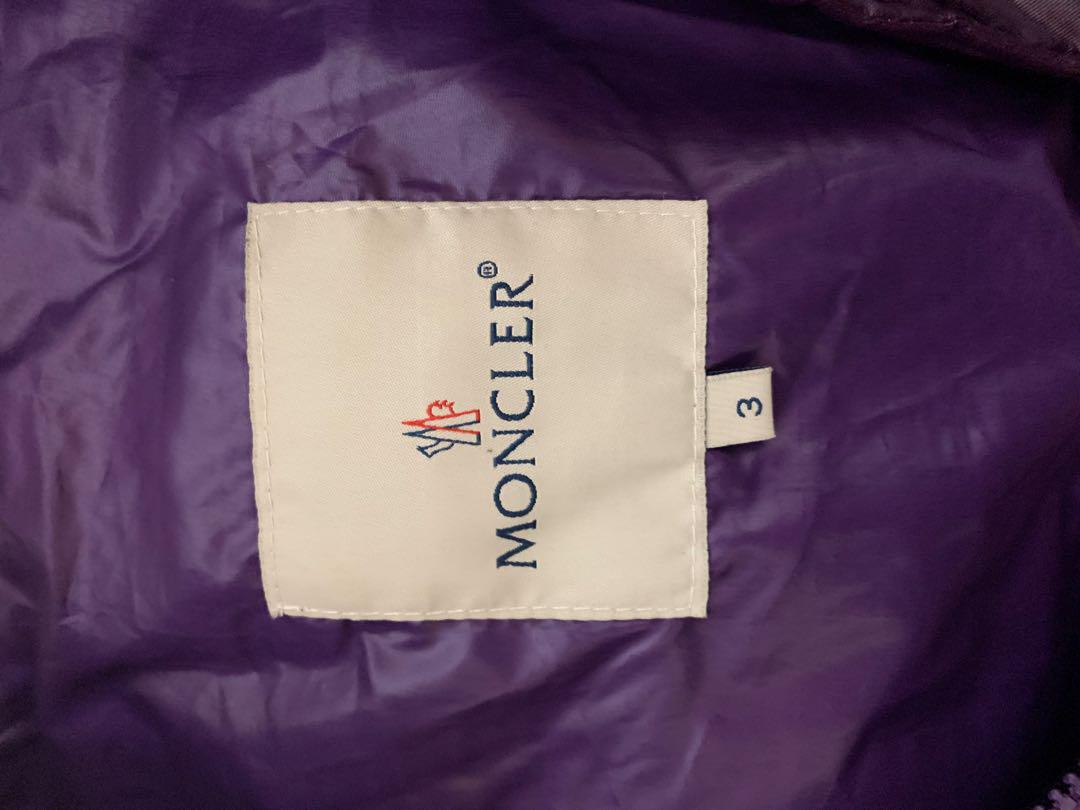 MONCLER パープル ダウンベスト サイズ3