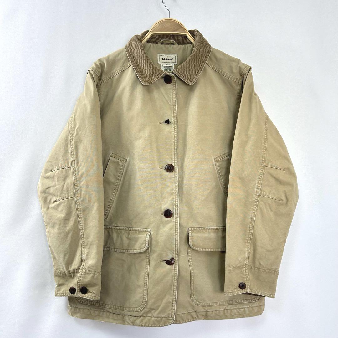 エルエルビーン シンサレート ハンティングジャケット 襟