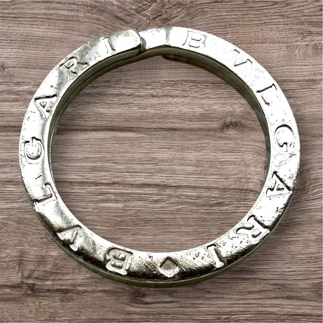 BVLGARI 　ブルガリ　キーリング　シルバー　箱・チェーンつき