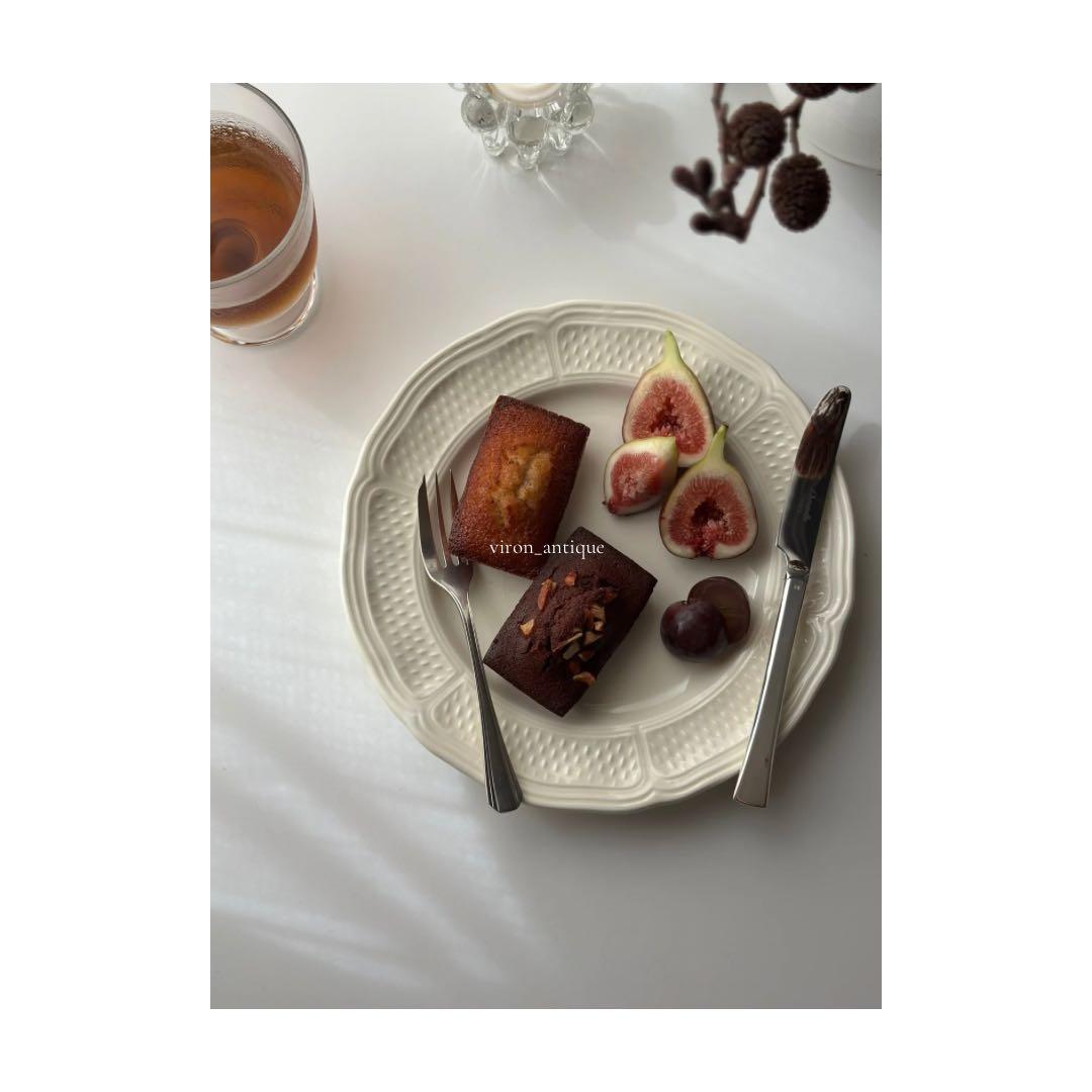 フランス　アンティーク　Gien ジアン　ポントシューの平皿プレート