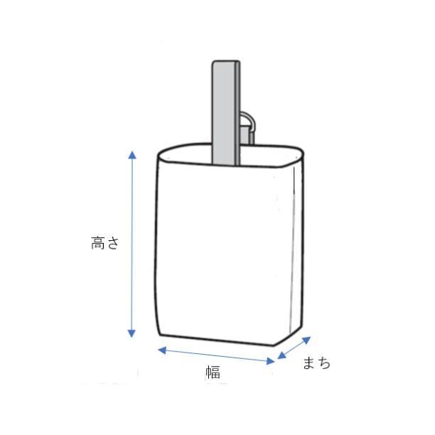 u_。上履入れ　レッスンバッグ ヌビ　ハート　ブラック