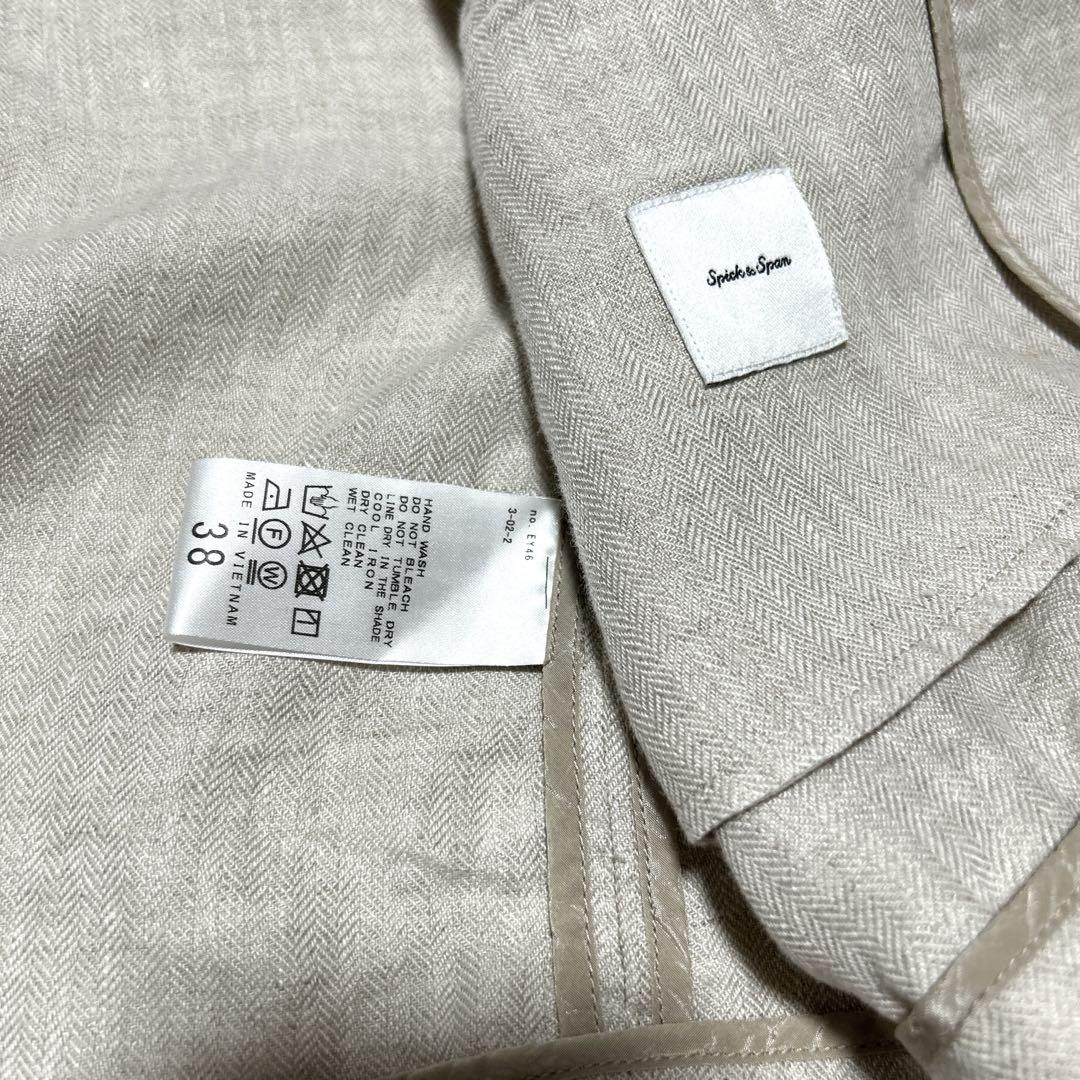 Spick & Span リネンエアリージャケット