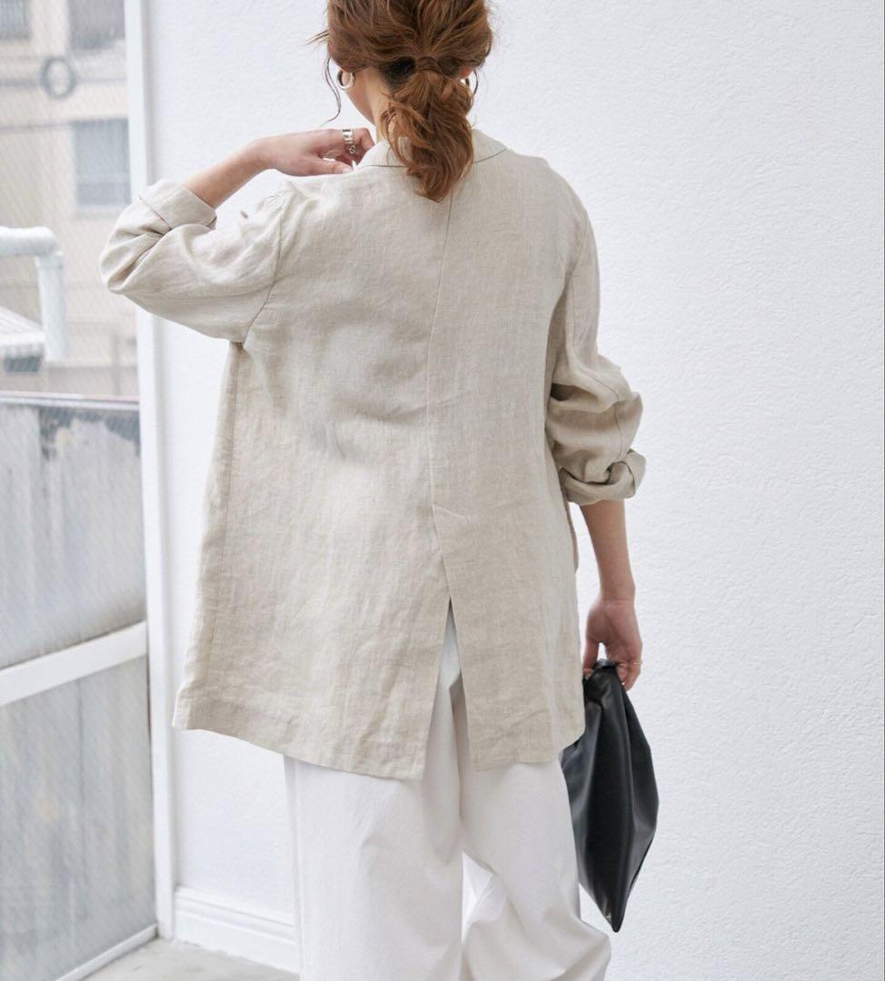 Spick & Span リネンエアリージャケット
