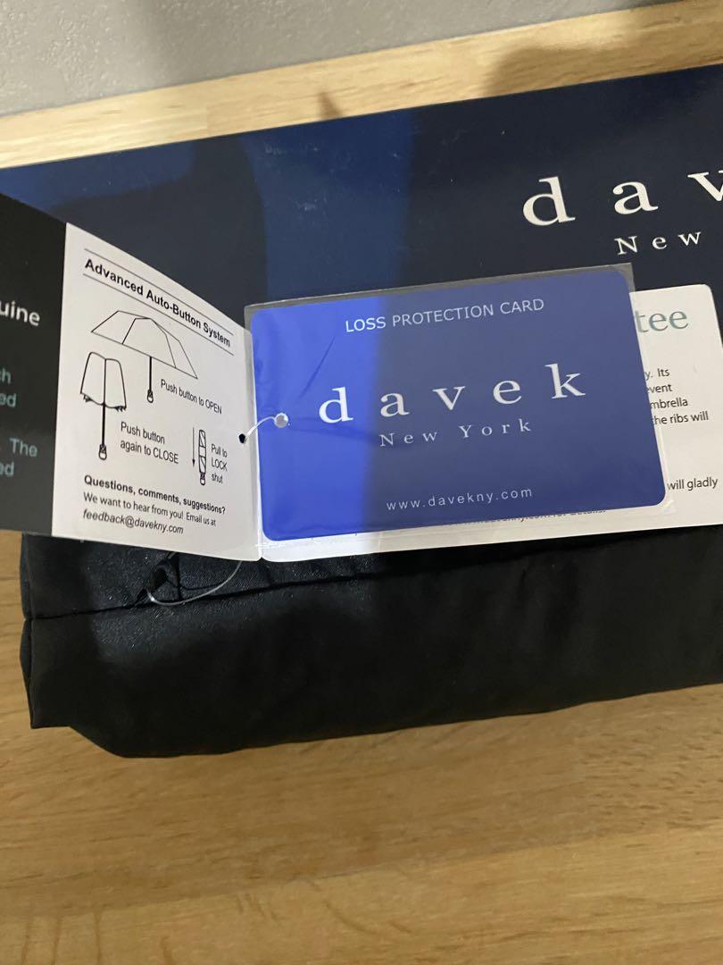THE DAVEK DUET 折りたたみ傘 大型サイズ