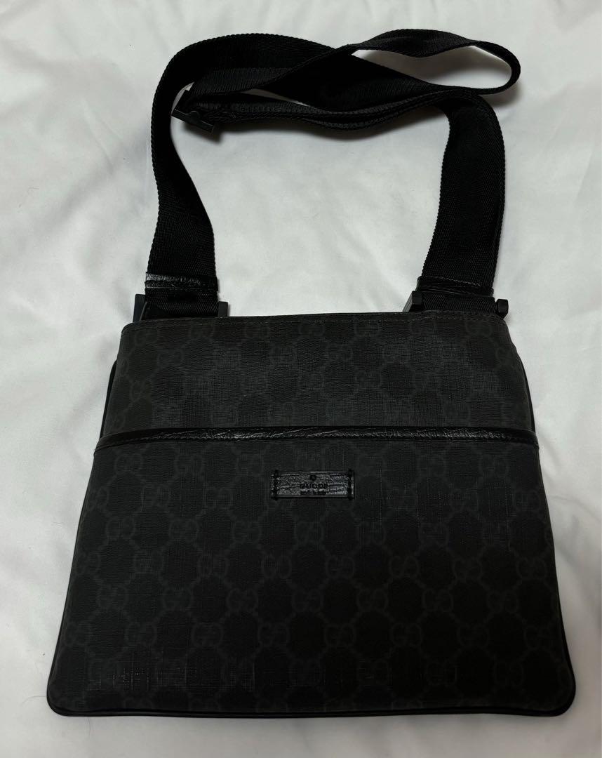 ショルダーバッグ・ポシェット GUCCI BLACK LEATHER BUCKET SATCHELS GUCCI(グッチ) / ショルダーバッグ_オールドグッチ_レザー_
