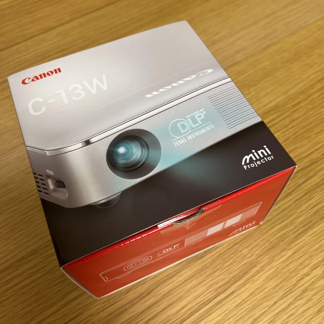 半額以下で買えるクーポン特集 新品、未開封✖︎2台】Android搭載 C-13W Canonプロジェクター プロジェクター