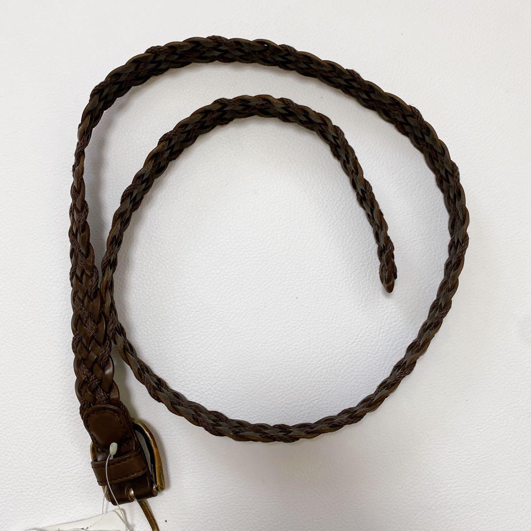 新品 アンボワーズ AMBOISE メッシュベルト ブラウン フランス製