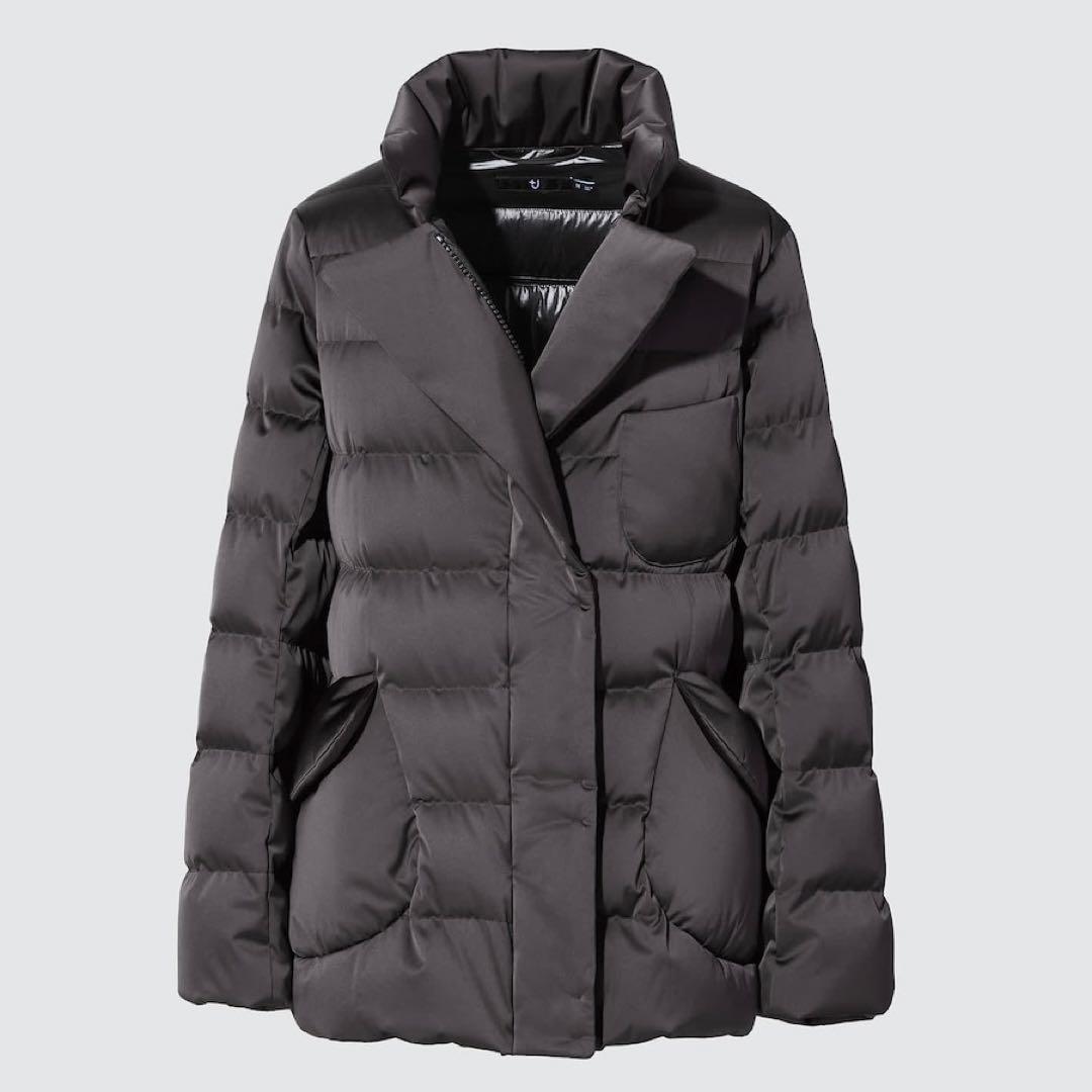 UNIQLO ユニクロ J ダウンジャケット アウター ブラック S 黒S UNIQLO