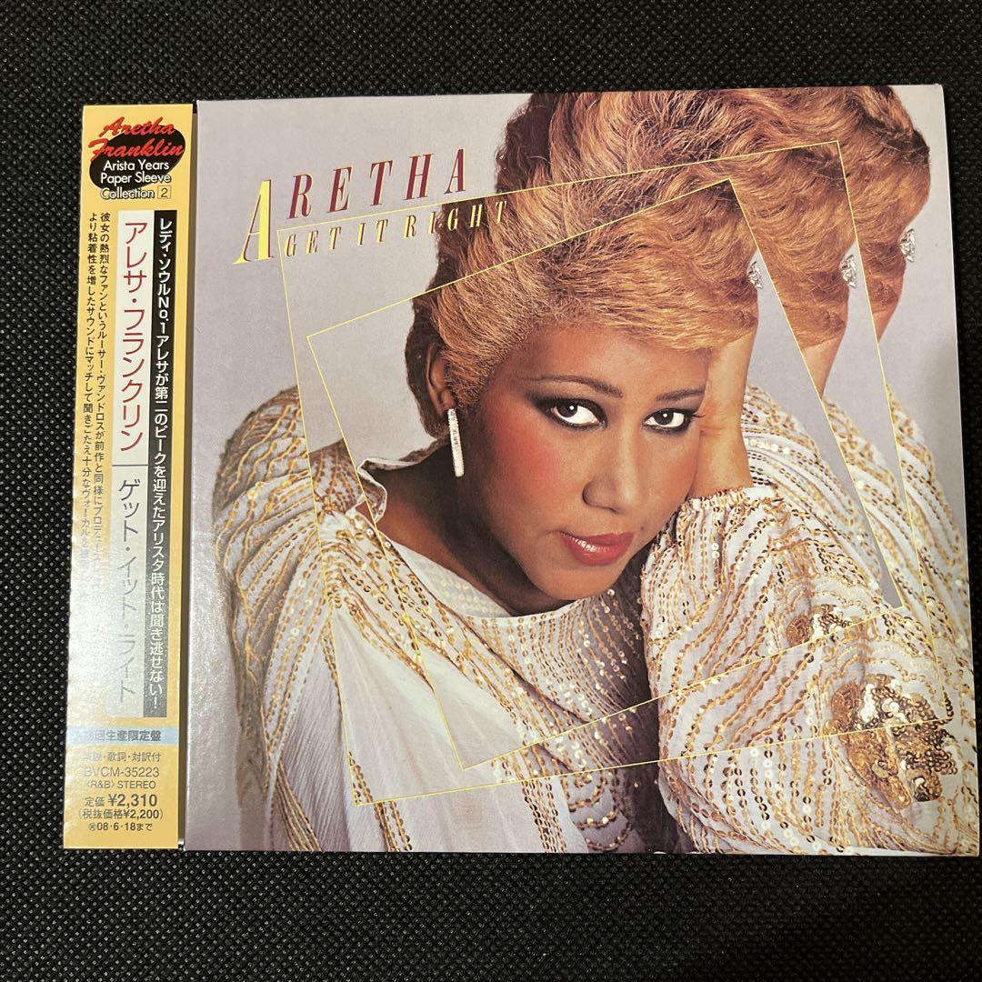 (紙ジャケットCD)アレサフランクリン Aretha Franklin CD5枚