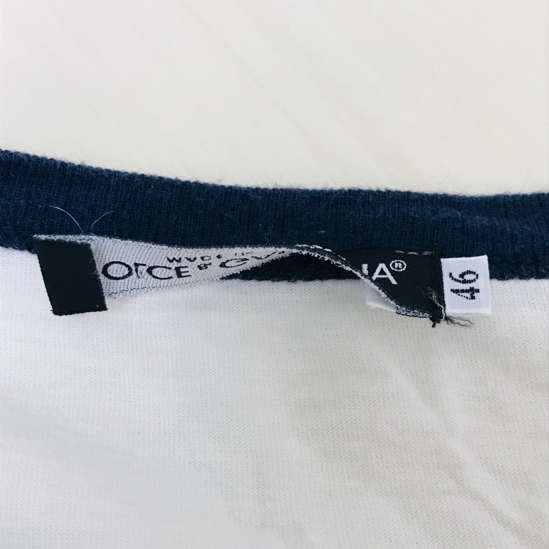 ドルチェアンドガッバーナ　イタリア製　オフホワイト　コットン　Tシャツ　Y2K