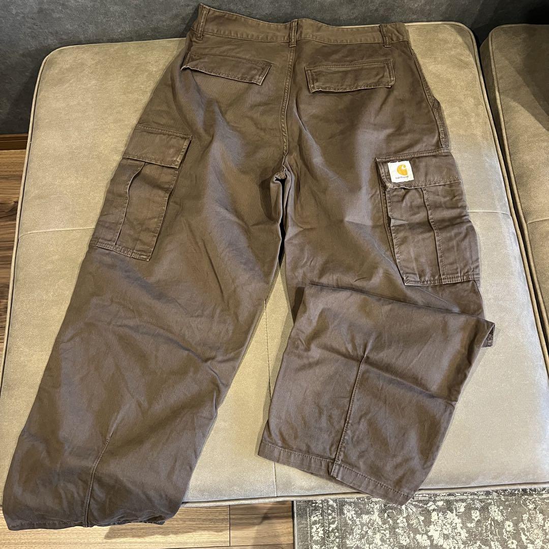 CARHARTT カーハート カーゴパンツ ブラウン - メルカリ
