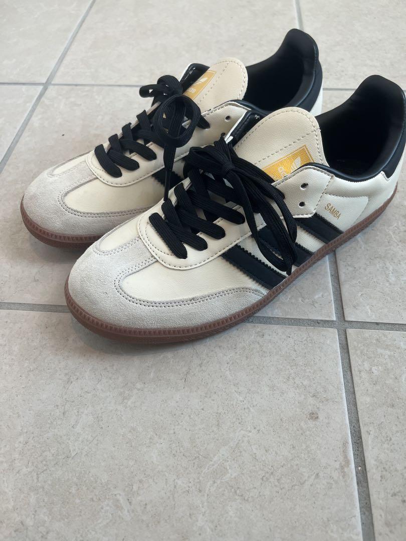 adidas Samba ホワイト/ブラック シューズ