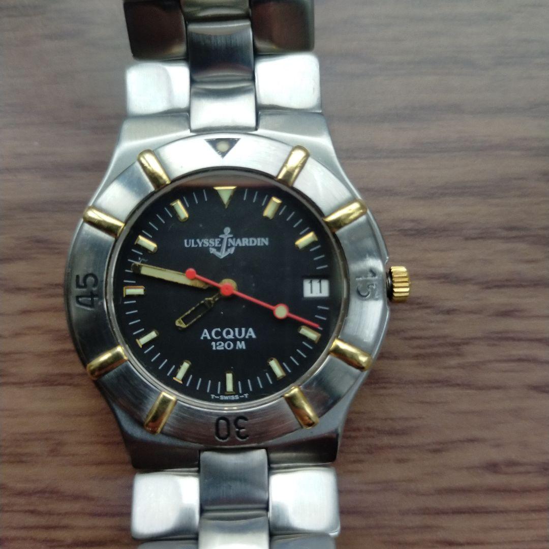 ユリス ナルダンアクアクォーツ時計ULYSSE NARDIN